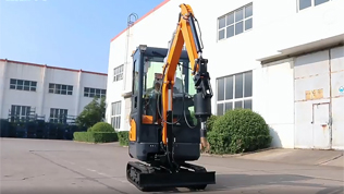 小型挖掘機鉆頭操作視頻