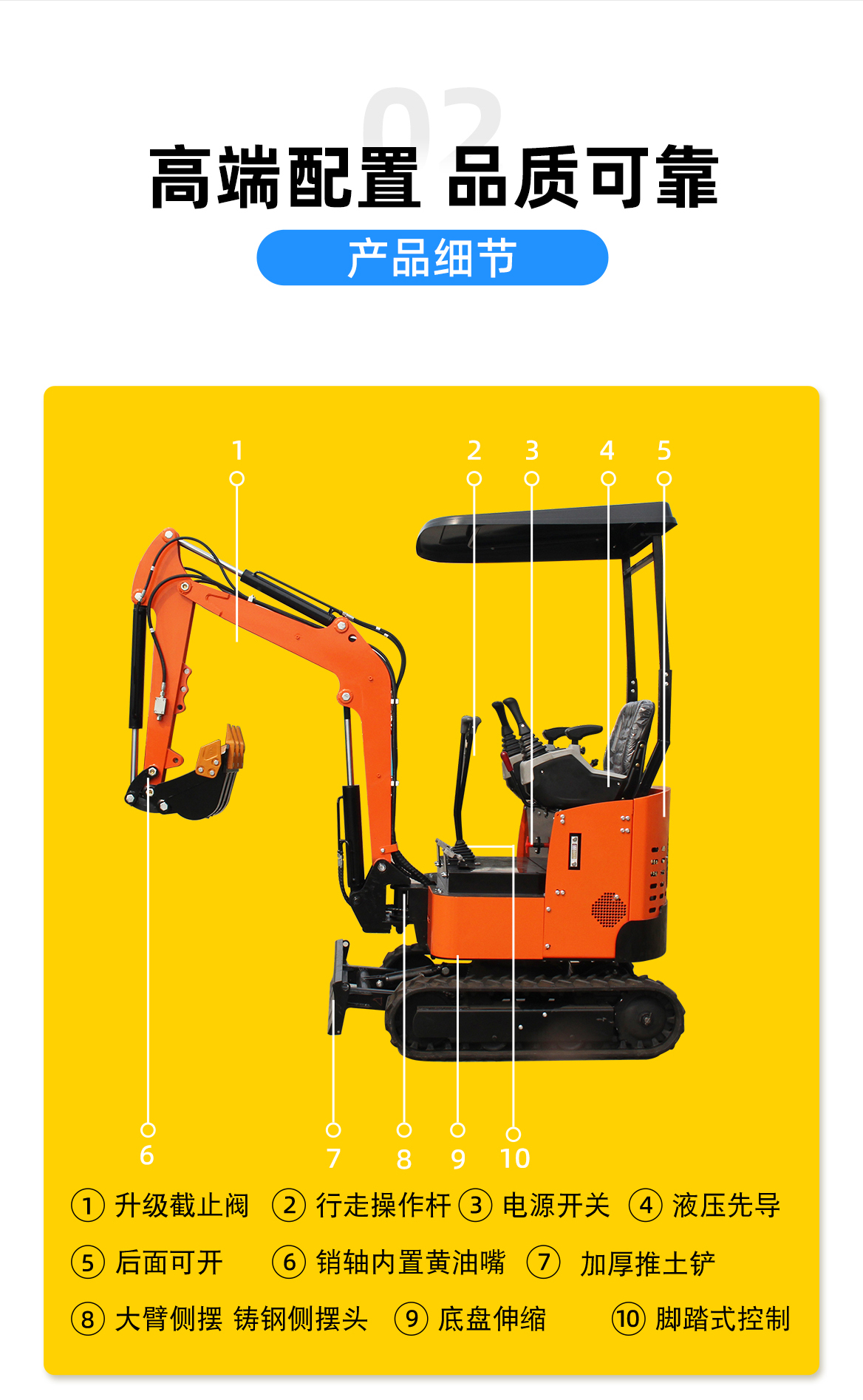 小型挖掘機-KV12Plus